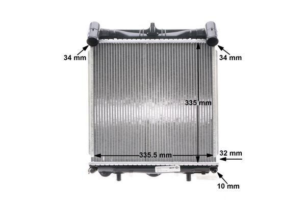 Radiator, engine cooling 10