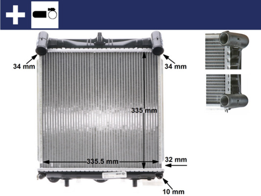 Radiator, engine cooling 11