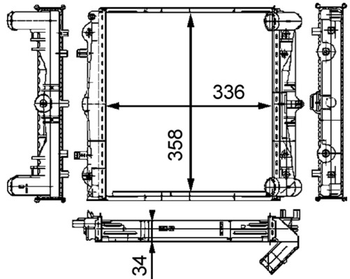 Radiator, engine cooling 5