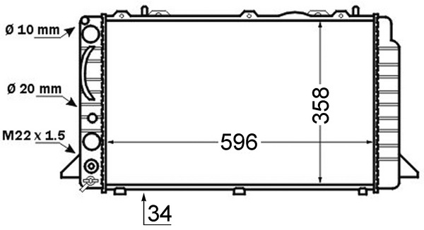 Radiator, engine cooling 5