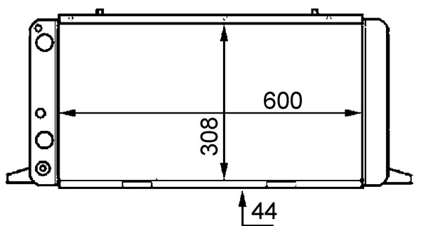 Radiator, engine cooling 4