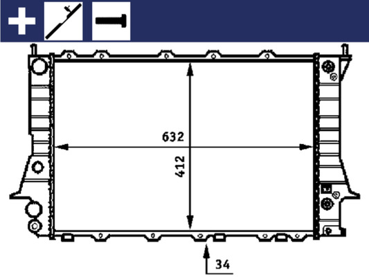 Radiator, engine cooling 2