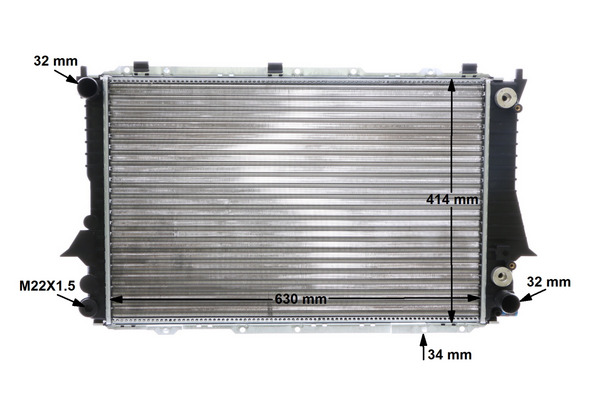 Radiator, engine cooling 7