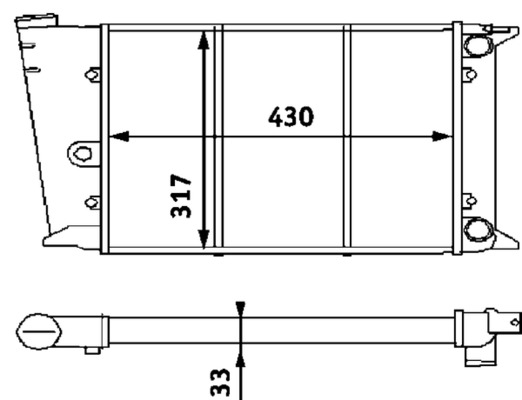 MAHLE CR 420 000P радиатор,...