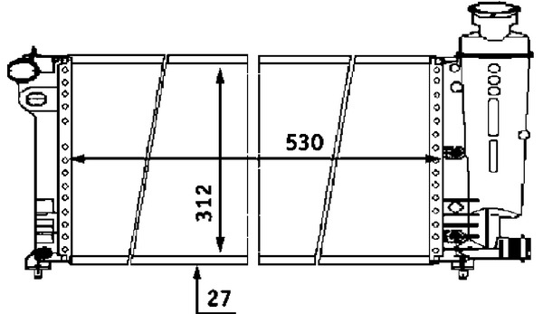 MAHLE CR 467 000S радиатор,...