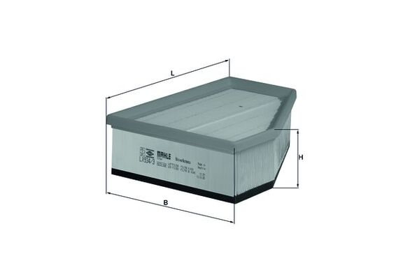 MAHLE LX 934/3 Air Filter
