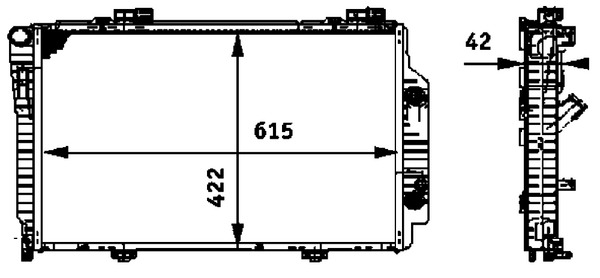 Radiator, engine cooling 7