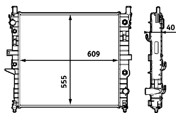 Radiator, engine cooling 4