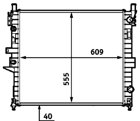 Radiator, engine cooling 5