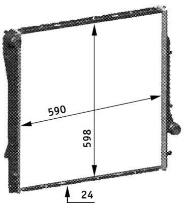 Radiator, engine cooling 4