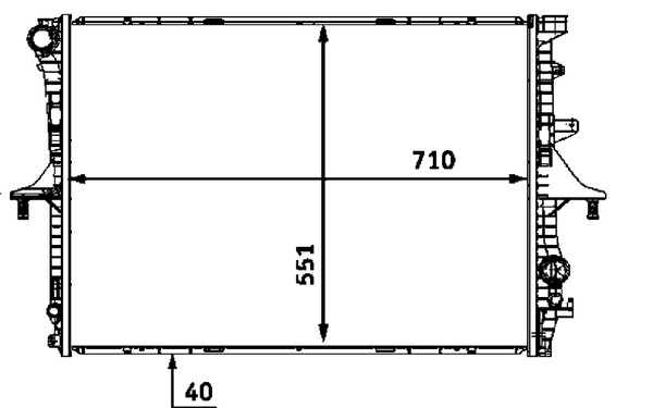 Radiator, engine cooling 5