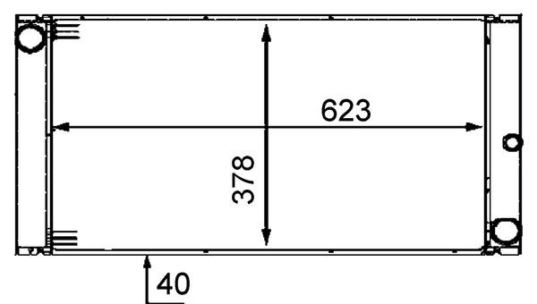 Radiator, engine cooling 4
