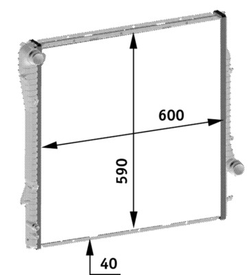 Radiator, engine cooling 3