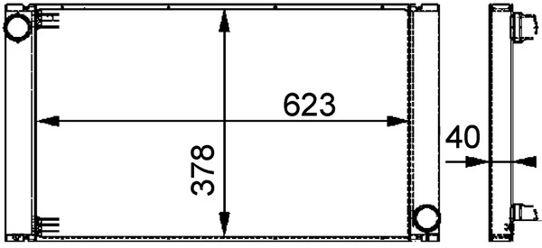 Radiator, engine cooling 4