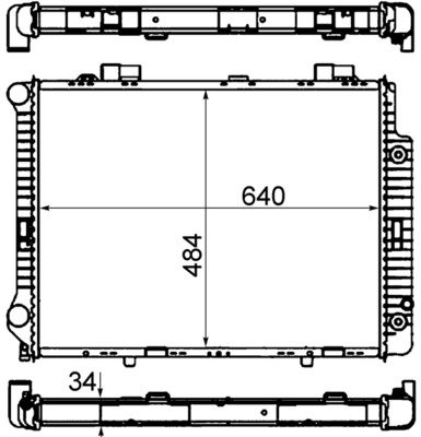 Radiator, engine cooling 8