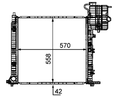 Radiator, engine cooling 5