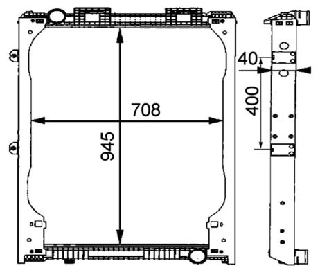 MAHLE CR 685 000P Ψυγείο,...