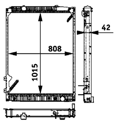 Radiator, engine cooling 3