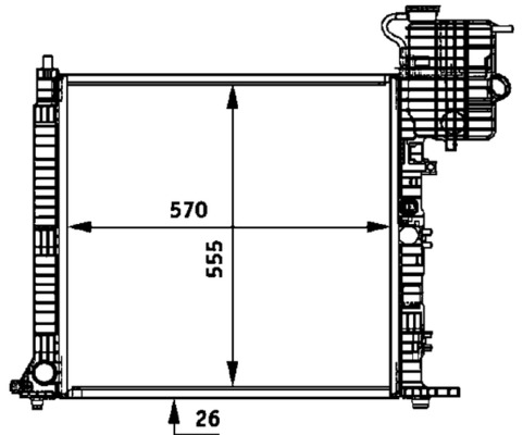 Radiator, engine cooling 3