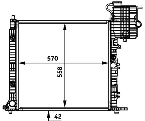 Radiator, engine cooling 2