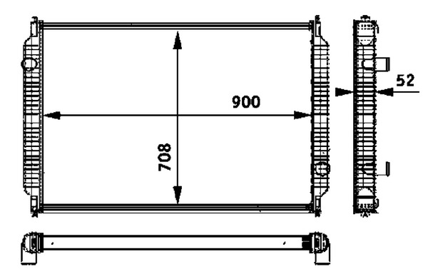 MAHLE CR 720 000P радиатор,...