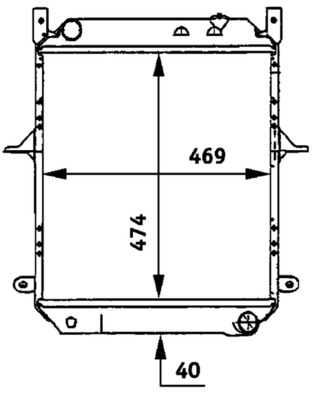 MAHLE CR 721 000P радиатор,...