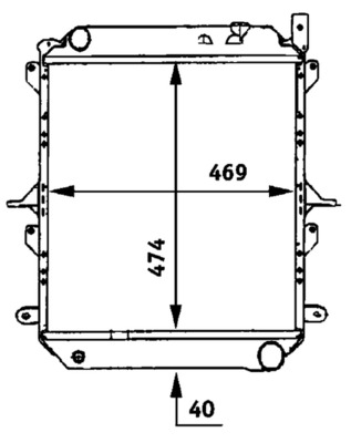 MAHLE CR 723 000P радиатор,...