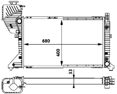 Radiator, engine cooling 5