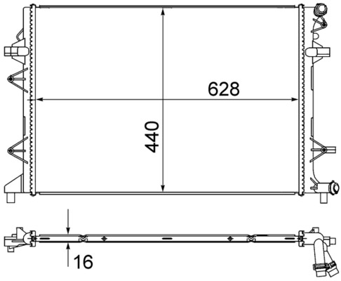 MAHLE CR 855 000S Ψυγείο,...