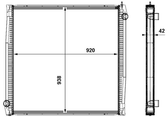 MAHLE CR 861 000P Ψυγείο,...