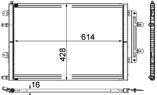 MAHLE CR 868 000P hűtő,...