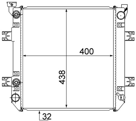 Radiator, engine cooling 3