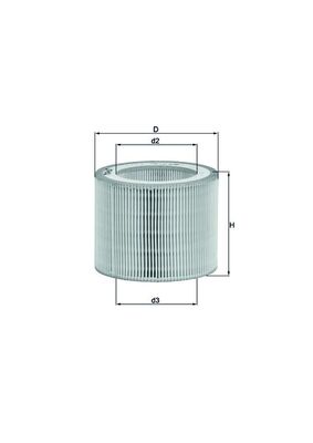 MAHLE LX 3009 Air Filter
