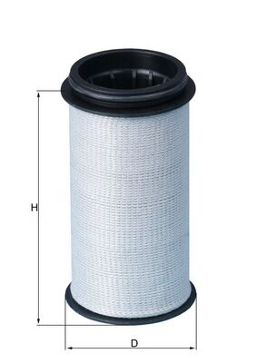 Filter, crankcase ventilation