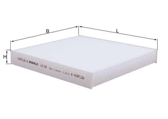 MAHLE LA 82 Filter, cabin air for HONDA MG ROVER
