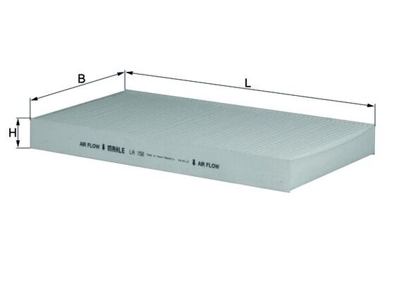MAHLE LA 152 szűrő, utastér...