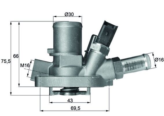 MAHLE TI 147 80 termosztát,...