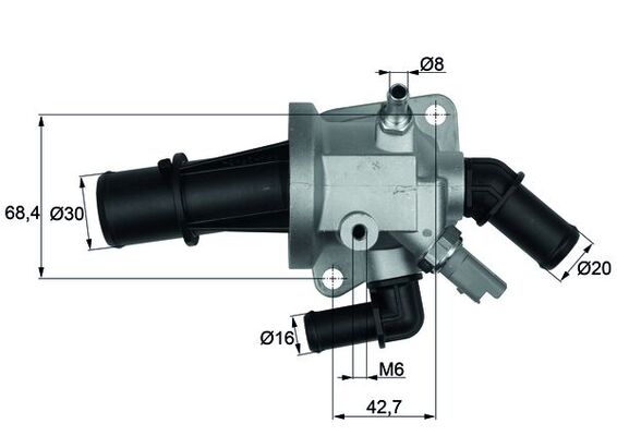 MAHLE TI 153 88 termosztát,...