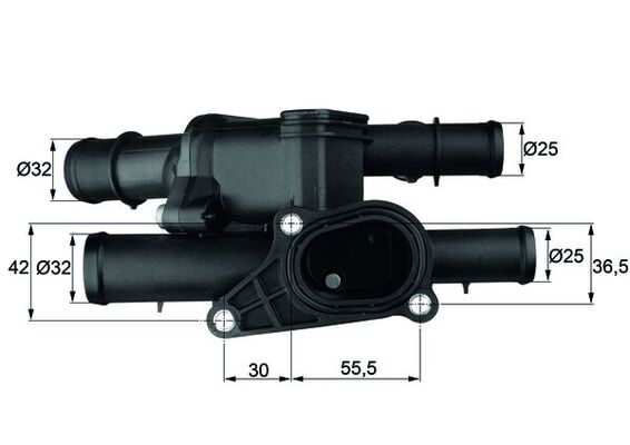 MAHLE TM 1 105 Termostat,...