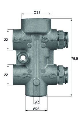 MAHLE TO 8 80 Termostat,...