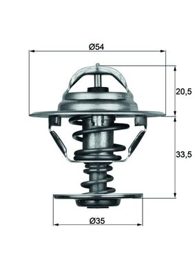 MAHLE TX 8 88D Termostat,...