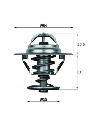 MAHLE TX 10 88D termosztát,...