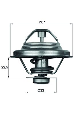 MAHLE TX 24 87D Termostat,...