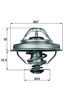 MAHLE TX 28 92D Termostat,...