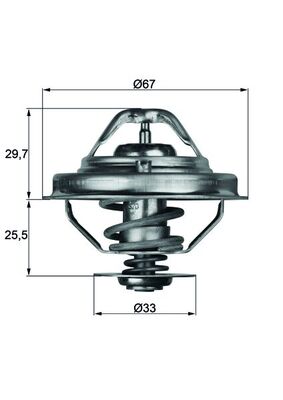 MAHLE TX 38 80D termosztát,...