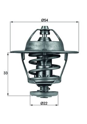 MAHLE TX 53 85D термостат,...