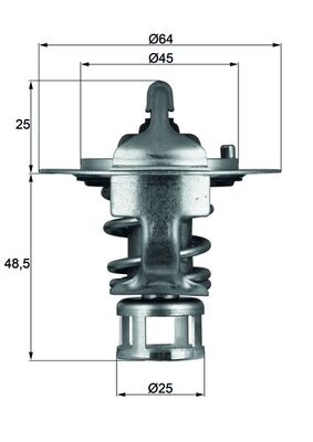 MAHLE TX 65 82 Termostat,...