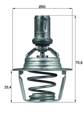 MAHLE TX 66 86D Termostat,...