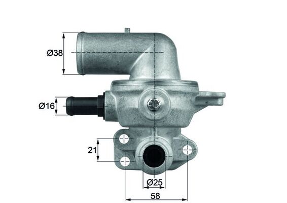 Thermostat, coolant