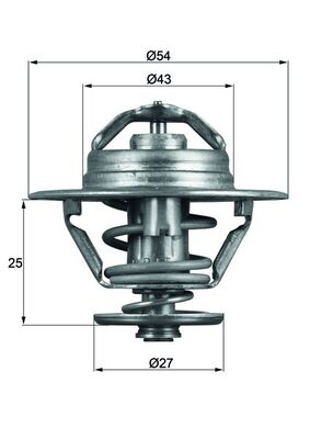 MAHLE TX 93 83D termosztát,...